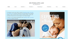 Desktop Screenshot of drpenelopelaw.com