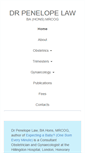 Mobile Screenshot of drpenelopelaw.com