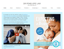 Tablet Screenshot of drpenelopelaw.com